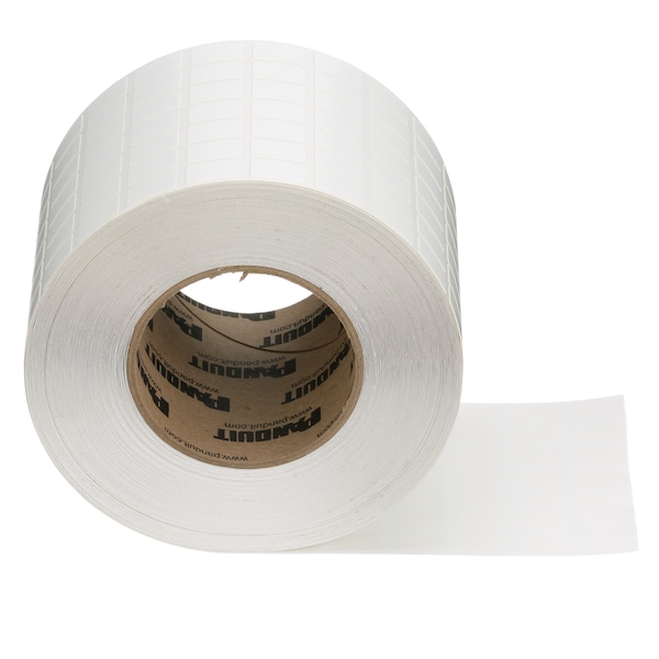 Panduit ThermTrans, Non-laminated Label, Vinyl Cloth, N050X075CBT, PK 10000 N050X075CBT - main